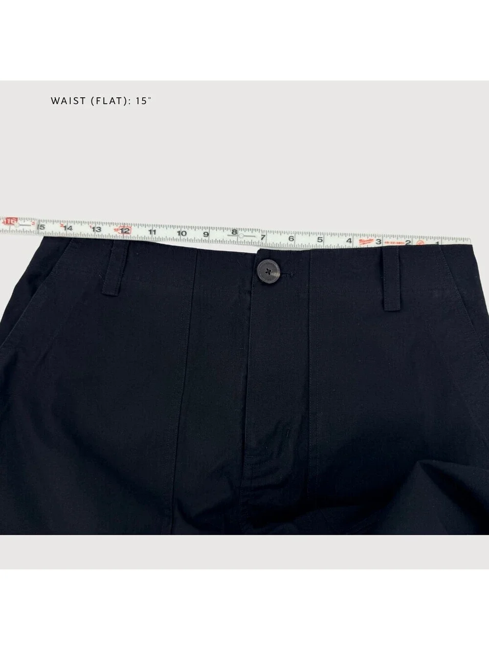 Frame Traveler Cotton Canvas Utility Pants Black Medium